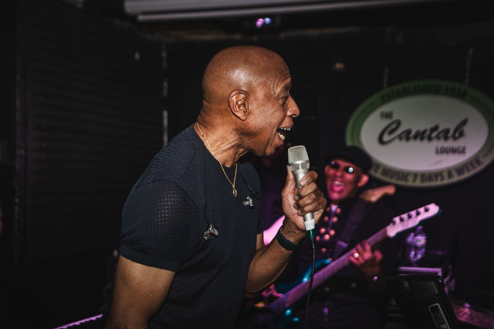 Jeffrey Osborne performing at The Cantab Lounge